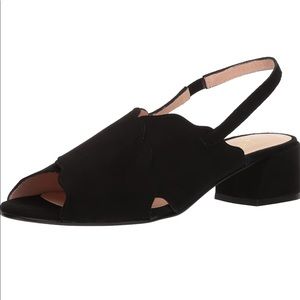 French sole sandal black worn once mint condition